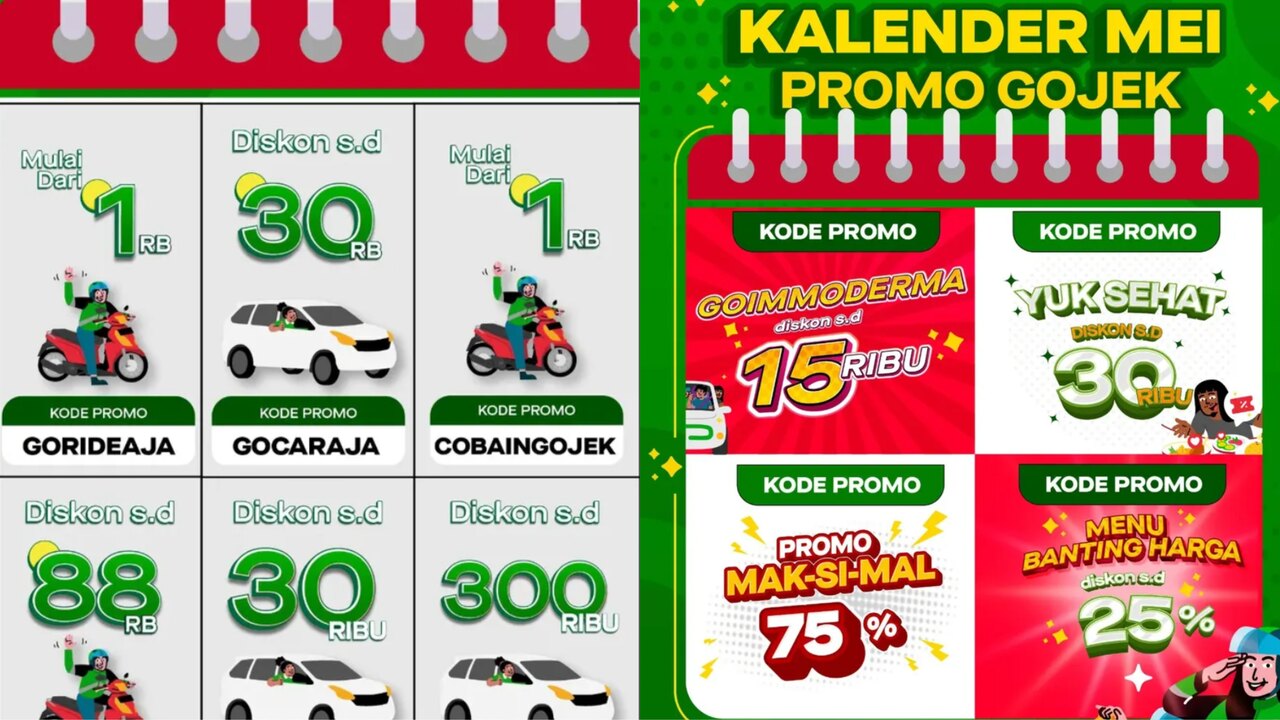 Diskon 30 Persen, Ini Kode Promo Gojek 25 Mei 2025: Ada GoFood, GoMart dan GoSend