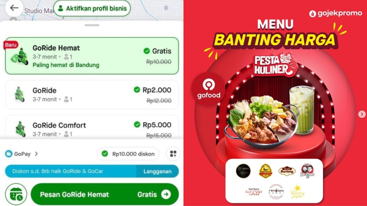 22 Kode Promo Gojek Hari 24 Mei 2025, OTW Kafe Diskon GoRide, GoCar Rp 10 Ribu, GoFood Rp 36 Ribu