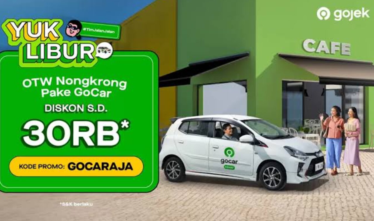 Kode Promo Gojek Akhir Bulan 27 Mei 2025, Diskon Gila-gilaan GoCar Rp 30 Ribu, GoRide dan GoSend