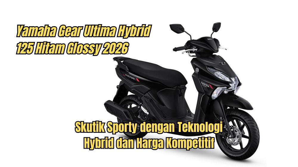 Honda Beat CBS 2026 Hitam: Skutik Sporty dengan Lampu LED dan Bagasi 12L