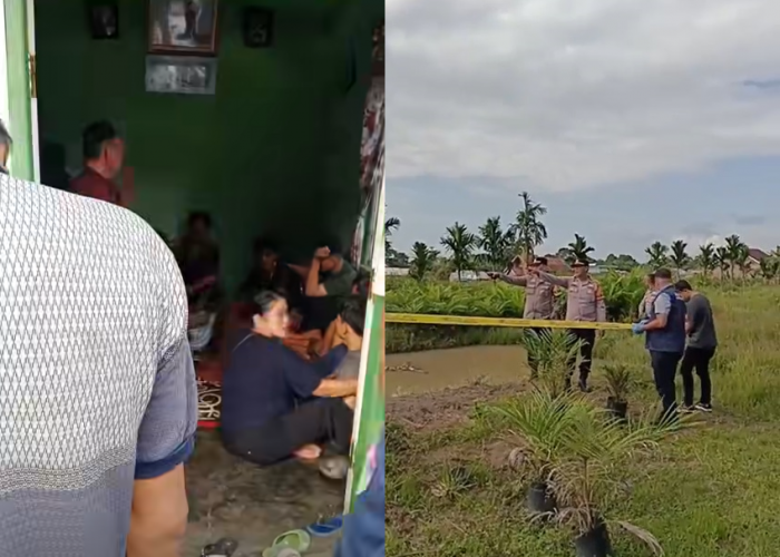 2 Bocah Tewas Tenggelam di Kolam, Pasang Police Line Polisi Selidiki Penyebab Kejadian