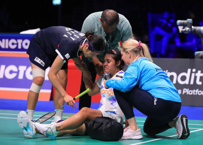 Alami Cedera Kaki, Gregoria Harus Relakan An Se Young ke Final Denmark Open 2024, Semangat Gregoria!