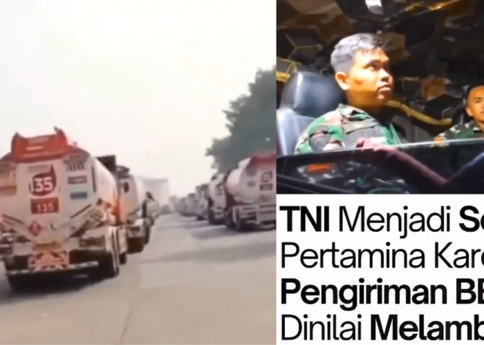 Viral! TNI Kemudikan Truk BBM di Sumut Akibat PHK Massal Sopir Pertamina