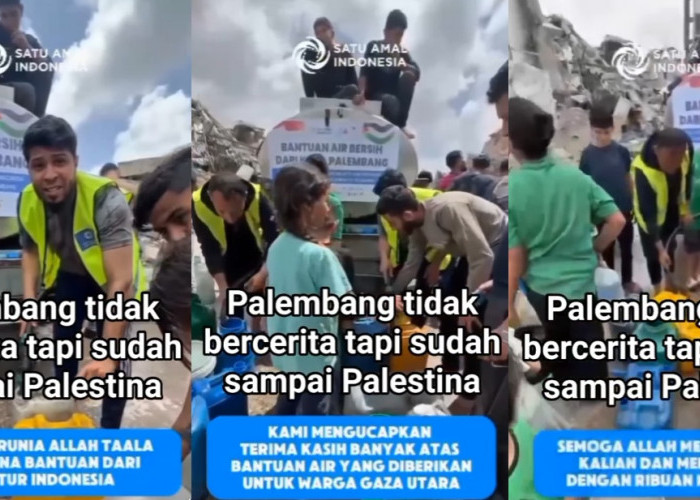 Alhammdulillah! Bantuan Air Bersih untuk Gaza Palestina dari Palembang Telah Diterima!