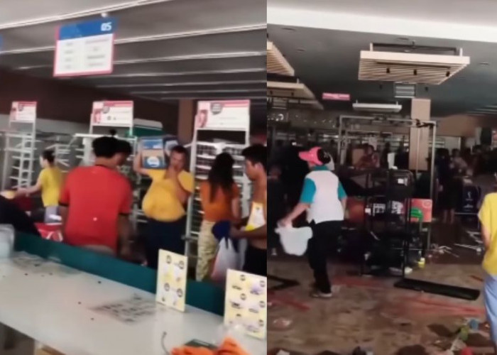 Viral! Bantuan Tak Kunjung Datang, Warga Terdampak Banjir di Sibolga-Tapteng Nekat Jarah Minimarket