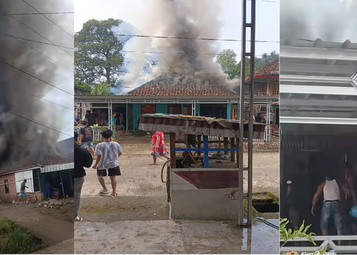 Rumah Permanen di Desa Tambak, PALI Terbakar, Warga Selamatkan Barang Berharga