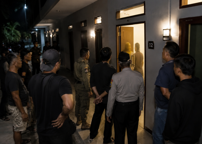 Oknum Pol PP Digerebek di Penginapan Diduga Bersama Istri Orang