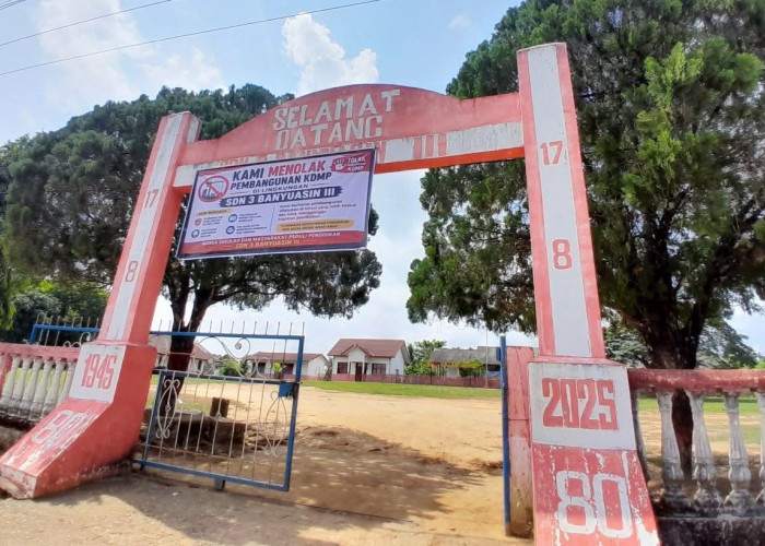Warga Tolak  Pembangunan Koperasi Desa Merah Putih di SDN 3 Banyuasin III
