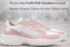 Ivy Putih Pink Sneakers Casual: Sepatu Stylish, Tahan Lama dan Nyaman dengan Teknologi Injection Mold