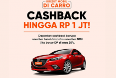 Woow! Kredit Mobil DP 20 Persen dan Tenor Hingga 60 Bulan di Carro Indonesia, Bisa Menangkan Hadiah Menarik...