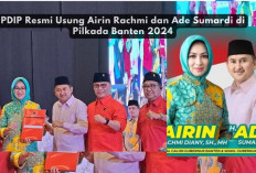 PDIP Resmi Usung Airin Rachmi dan Ade Sumardi di Pilkada Banten 2024