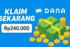 Selamat! Kamu Berhak Dapat Rp240 Ribu Saldo DANA Gratis dari CashGift, Klaim Sekarang!
