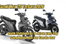 Suzuki Nex 125 Terbaru 2026, Skutik Stylish Harga 19 Jutaan yang Siap Saingi Honda Beat dan Yamaha Gear