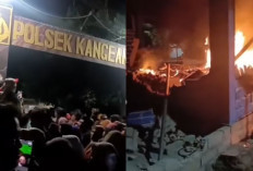 6 Nelayan Ditangkap, Warga Pulau Kangean Ngamuk Geruduk Polsek dan Bakar Mess Kontraktor