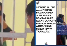 Viral! Seorang Ibu 2 Anak Asal Sumsel Dipenjara Lantaran Siram Air Keras ke Pria yang Sering Menerornya