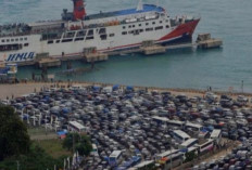 Horor, Antrean Kendaraan Mengular Pelabuhan Merak-Bakauheni, Berikut Lonjakan Pemudik..