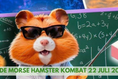 Uji Keberuntungan Yuk! Kode Morse Hamster Kombat 22 Juli 2024 Sudah Rilis, Pakai Cara ini Dijamin Berhasil... 