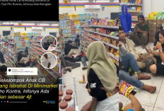 Viral! Anak Club Motor CB Nganjuk Numpang Istirahat di Indomaret, Diduga Ada Kerugian Mencapai Rp4 Juta