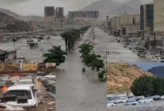 Akibat Cuaca Ekstrem, Wilayah Arab Saudi Dilanda Banjir Besar, Termasuk Makkah dan Madinah