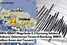 Gempa Magnitudo 5.3 Guncang Selatan Sukabumi, Getarannya Terasa di Bandung, BMKG Pastikan Aman dari Tsunami