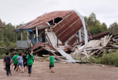 Dua Ruang Belajar SMP Negeri 7 Tulung Selapan yang Ambruk Ternyata Sudah Setahun Rusak