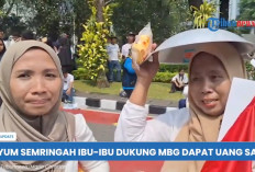 Terungkap! Dua Ibu Polos Ngaku Dibayar Rp100 Ribu Ikut Aksi Dukung MBG di Monas, Koordinator Lupa Briefing?