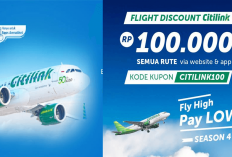 16 Kode Promo Tiket Pesawat 29 Juni 2024, Cashback Citilink 30 Persen, Garuda Indonesia Potongan Ekstra 600K