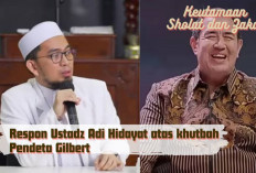 Umat Islam Wajib Tau! Respon Ustadz Adi Hidayat Terhadap Berita Viral Pendeta Gilbert, Patut Dipahami Nih.. 