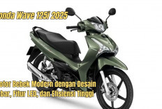 Honda Wave 125i 2025: Motor Bebek Modern dengan Desain Lebar, Fitur LED, dan Efisiensi Tinggi