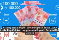 Kesempatan Langka! Link Penghasil Saldo DANA Gratis Siap Cairkan Uang Jutaan Rupiah, Buruan Klaim Linknya