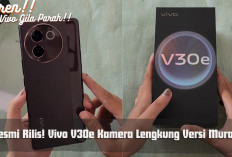 Resmi Rilis! Vivo V30e Kamera Dewa Spek Gila dengan Harga Murah Parah, Cek Spesifikasi Lengkap Disini.. 