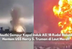 Houthi Gempur Kapal Induk AS! 18 Rudal Balistik Hantam USS Harry S. Truman di Laut Merah