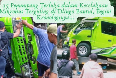 15 Penumpang Terluka dalam Kecelakaan Mikrobus Terguling di Dlingo Bantul, Begini Kronologinya...