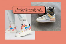 8 Rekomendasi Sepatu Sneakers Cewek! Look Eye Catching Cocok untuk OOTD Street Style Mode, Auto Bikin Pede Sih