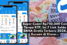 Super Cuan! Rp750.000 Cair Tanpa KTP, Ini 7 Link Saldo DANA Gratis Terbaru 2024, Buruan di Klaim...