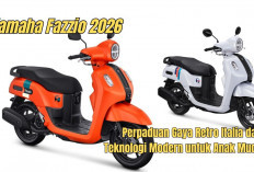 Skuter Hybrid Yamaha Fazzio 2026: Perpaduan Gaya Retro Italia dan Teknologi Modern untuk Anak Muda