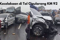 Kecelakaan Beruntun di Tol Cipularang KM 92, Truk dan Mobil-mobil Ringsek