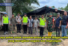 Polisi Bongkar Usaha Penyulingan Minyak Ilegal di Keluang