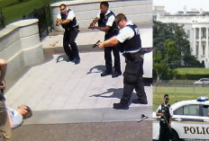 Secret Service Bertindak! Pria Bersenjata Ditembak Dekat Gedung Putih