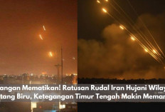 Serangan Mematikan! Ratusan Rudal Iran Hujani Wilayah Bintang Biru, Ketegangan Timur Tengah Makin Memanas