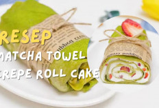 Resep Matcha Towel Crepe Roll Cake yang Super Fluffy dan Kekinian, Cobain Yuk Moms.