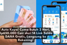 Auto Kaya! Cuma Butuh 2 Hari, Rp650.000 Cair dari 14 Link Saldo DANA Gratis, Langsung ke Rekening!