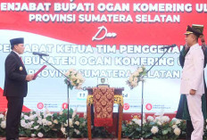 Pj Gubernur  Elen Setiadi Resmi Lantik M Iqbal Alisyahbana Menjadi Pj Bupati OKU 