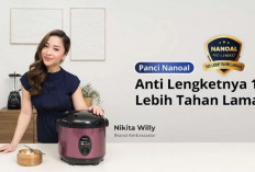 Miyako Gandeng Nikita Willy, Hadirkan Rice Cooker Anti Lengket Tahan Lama, Ini Spesifikasinya! 