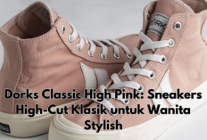 Dorks Classic High Pink: Sneakers High-Cut Klasik untuk Gaya Hangout yang Lebih Stylish