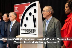 Jam Kiamat 2025 Dimajukan! Tinggal 89 Detik Menuju Tengah Malam, Dunia di Ambang Bencana?