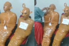 Viral! Dua Terduga Pelaku Pencurian Jadi 'Teletubbies Lakban', Polisi Belum Beri Keterangan Resmi