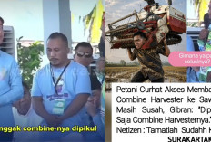 Viral! Wapres Gibran Rakabuming Salah Paham Curhatan Petani di Gorontalo: Combine Harvester-nya Dipikul?