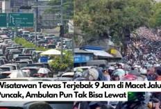 Tragis! Wisatawan Tewas Terjebak Macet 9 Jam di Puncak Bogor, Libur Maulid Nabi Berujung Duka