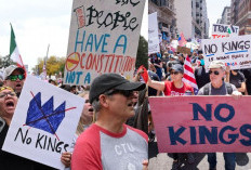 Polisi Bubarkan Demo ‘No Kings’ di Los Angeles, Gas Air Mata Warnai Aksi Protes